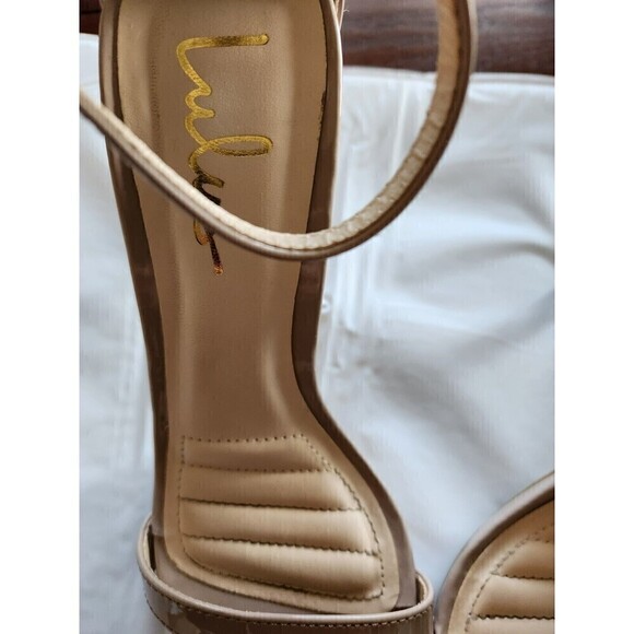 Lulus Elise Sandals Nude *defects see pics* sz 7 - Picture 2 of 7